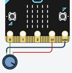 Tiny Bit Component Using Micro:bit With External Components - Tinkercad