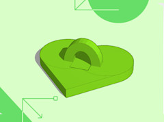 Cardiac Building Button Heart Button - Tinkercad