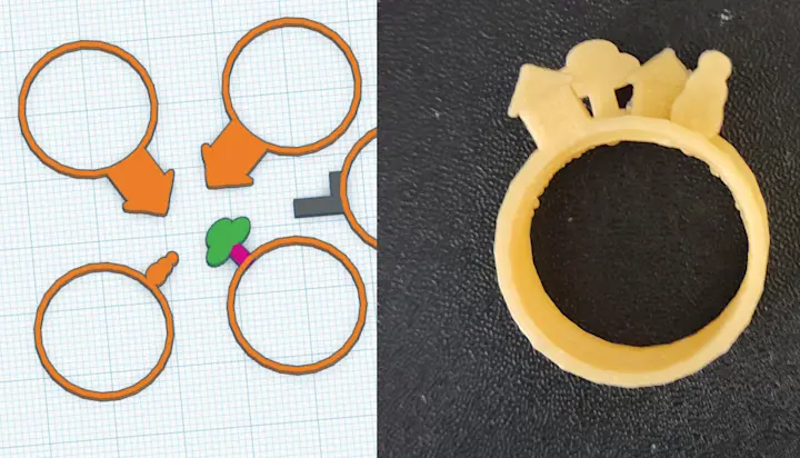 Project Design Rings Autodesk Design and Make Weekend Project: Rings - Tinkercad